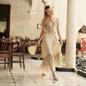 COPY - Doen Antoinette Dress. Lined dress. 100% silk. New with tag. Size XS